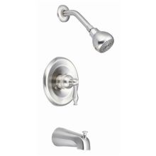 Tub and Shower Trim Package with Single Function Shower Head - 2.0 GPM