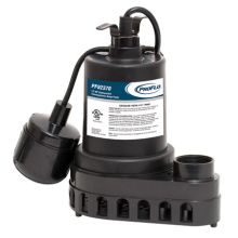 1/3 HP Thermoplastic Sump Pump with Tethered Switch
