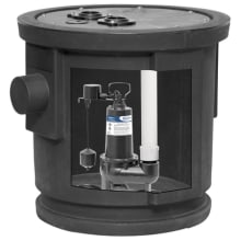 1/2 HP Simplex Sewage Pump Kit - Pump Includes Vertical Switch