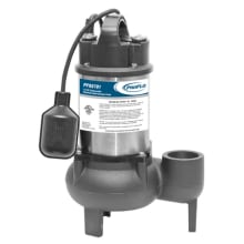 1/2 HP Cast Iron Submersible Sewage Pump with Tethered Float Switch