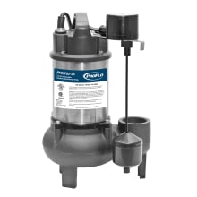 1/2 HP Stainless / Cast Iron Sewage Pump