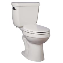 9400 Series 1.28 GPF Two-Piece Round Toilet with Left Hand Trip Lever and 10" Rough In