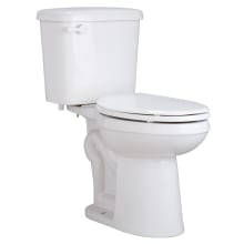 0.8 GPF Two-Piece Round Toilet with Left Hand Trip Lever and 10" Rough In