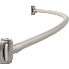 5' Stainless Steel Curved Shower Rod