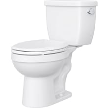 Edgehill 1.28 GPF Two Piece Round Toilet with Right Hand Lever