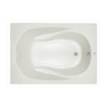 Lansford 72" x 36" Drop In Acrylic Soaking Tub with Reversible Drain and Overflow