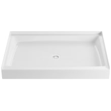 Morenci 48" x 32" Rectangular Shower Base with Single Threshold and Center Drain