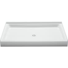 Morenci 54" x 34" Rectangular Shower Base with Single Threshold and Center Drain