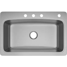 Bealeton 32-15/16" Drop In Single Basin Stainless Steel Kitchen Sink