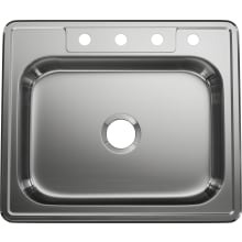 Bealeton 25" Drop In Single Basin Stainless Steel Kitchen Sink