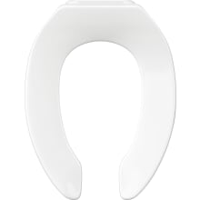 Elongated Open-Front Toilet Seat