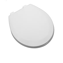 Round Closed-Front Toilet Seat with Quick Release and Lid