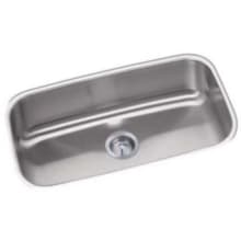 31-1/2" Undermount Single Basin Stainless Steel Kitchen Sink