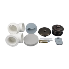 1-1/2" Lift and Turn Tub Drain Kit - with Overflow