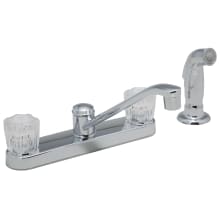 1.5 GPM Standard Kitchen Faucet - Includes Side Spray and Escutcheon