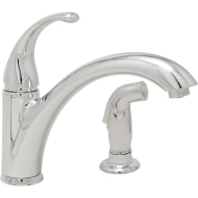 1.8 GPM Single Handle Kitchen Faucet - Includes Side Spray Escutcheon