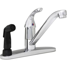 Heathcote 1.5 GPM Widespread Kitchen Faucet - Includes Side Spray Escutcheon
