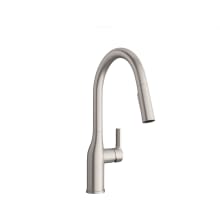 Atoka 1.75 GPM Single Hole Pull Down Kitchen Faucet - Includes Escutcheon