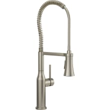 Basque 1.5 GPM Single Hole Pre-Rinse Pull Down Kitchen Faucet