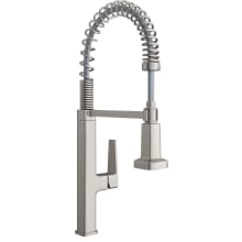 Scovin 1.8 GPM Single Hole Pre-Rinse Pull Down Kitchen Faucet - Includes Escutcheon