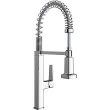 Scovin 1.8 GPM Single Hole Pre-Rinse Pull Down Kitchen Faucet - Includes Escutcheon