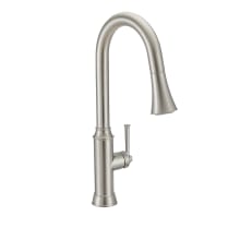 Hopkins 1.75 GPM Single Hole Pull Down Kitchen Faucet - Includes Escutcheon