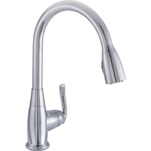 Faywood 1.75 GPM Single Hole Pull Down Kitchen Faucet - Includes Escutcheon