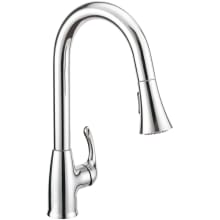 Kirkham 1.75 GPM Single Hole Pull Down Kitchen Faucet - Includes Escutcheon
