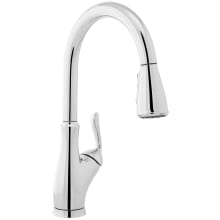 Roystone 1.5 GPM Single Hole Pull Down Kitchen Faucet