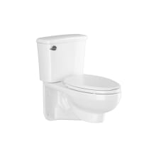 1.28 GPF Wall Mounted Two Piece Elongated Toilet with Left Hand Lever - Less Seat, ADA Compliant