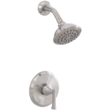 Shower Trim Package with Single Function Shower Head - 1.8 GPM - Includes Rough-In