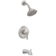 Tub and Shower Trim Package with Single Function Shower Head - 1.8 GPM - Includes Rough-In