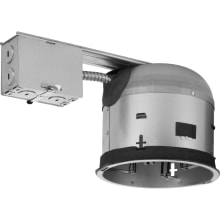 6" LED Remodel Shallow Recessed Housing - IC Rated and Airtight
