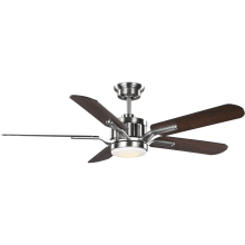 Claret 54" 5 Blade LED Indoor Ceiling Fan with Remote Control