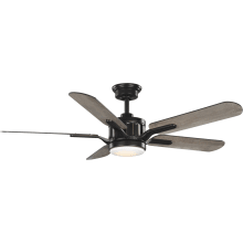 Claret 54" 5 Blade LED Indoor Ceiling Fan with Remote Control