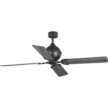 Royer 56" 4 Blade Indoor Ceiling Fan with Remote Control