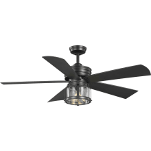 Midvale 56" Indoor Ceiling Fan with LED Light Kit and Remote Control