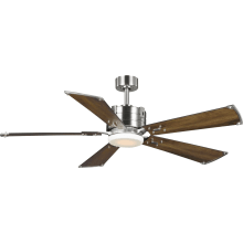 Glenfalls 56" Indoor Ceiling Fan with LED Light Kit and Remote Control