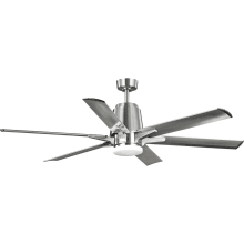 Arlo 60" 6 Blade LED Indoor Ceiling Fan with Remote Control