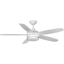Albin 54" 5 Blade LED Indoor Ceiling Fan with Remote Control
