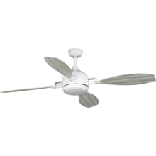 Rudder 56" 4 Blade LED Indoor Ceiling Fan with Remote Control