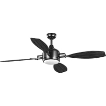 Rudder 56" 4 Blade LED Indoor Ceiling Fan with Remote Control