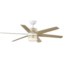 Carrollwood 56" LED Indoor Ceiling Fan with Remote Control