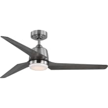 Upshur 52" 3 Blade Indoor Ceiling Fan with Shade