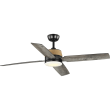 Shaffer II 56" 4 Blade Indoor LED Ceiling Fan