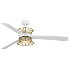 Bisbee 56" 3 Blade Indoor LED Ceiling Fan
