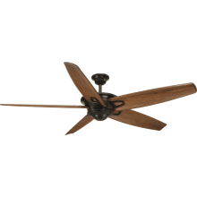 Caleb 68" 5 Blade Indoor Ceiling Fan with Remote Control