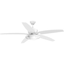 Montague 60" 5 Blade Indoor / Outdoor Ceiling Fan with Integrated LED Light Kit and Remote Control