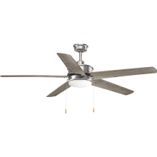 Whirl 60" 5 Blade Indoor Ceiling Fan with Integrated LED Light Kit