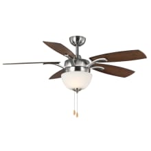 Olson 52" 5 Blade Indoor Ceiling Fan - Light Kit Included